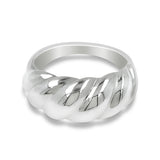 Large Dome Croissant Ring