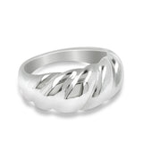 Large Dome Croissant Ring