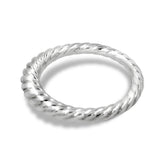 Ribbed Croissant Ring