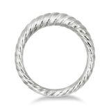 Ribbed Croissant Ring
