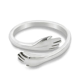 Hugging Hands Ring
