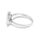 Oval Bead Mother of Pearl Ring