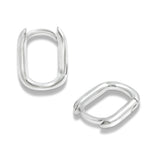 Small U Huggie Hoops
