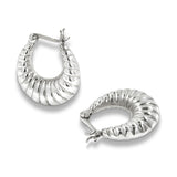 Small Croissant Hoops