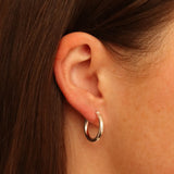 Small Thick Classic Hoops