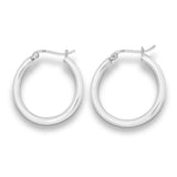 Large Thick Classic Hoops