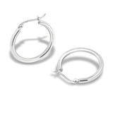 Large Thick Classic Hoops