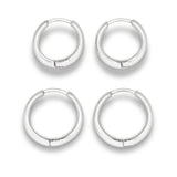 Large Dome Huggie Hoops