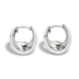 The Classic Dome Huggie Hoops