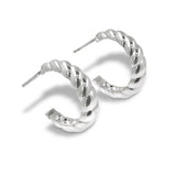 Large Croissant Stud Hoops