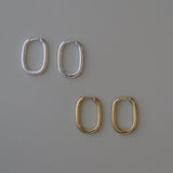 Gold U Huggie Hoops