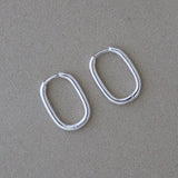 Large U Huggie Hoops