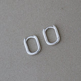 Small U Huggie Hoops