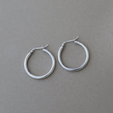 Large Thick Classic Hoops