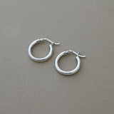 Small Thick Classic Hoops