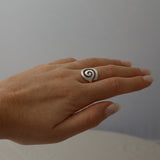 Spiral Silver Ring