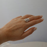 Spiral Silver Ring
