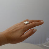 Spiral Silver Ring
