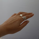 Spiral Silver Ring