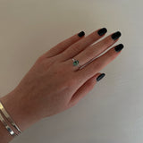 Oval Bead Paua Ring