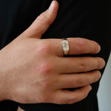Rising Sun Bar Signet Ring