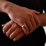 Paua Signet Ring